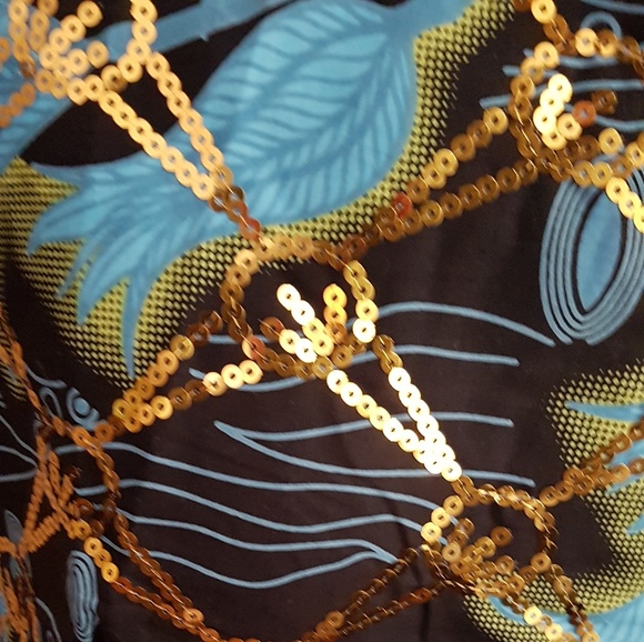 Sequins Ankara Dress Preorder - Picture 7 of 8